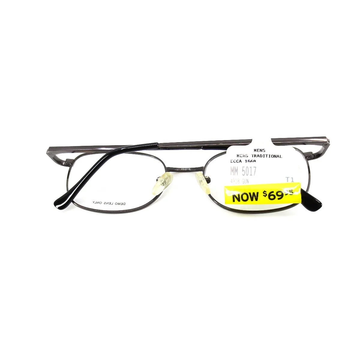 MM5017 GM Gunmetal Round Full Rim Mens Eyeglasses 49[]18 135 mm a7 2