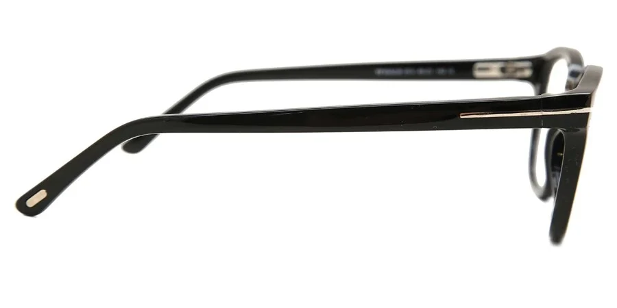 New Tom Ford FT5532-B Men Square Eyeglasses 01V Black 49mm 2